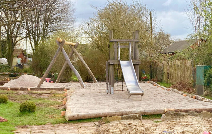 Der Spielplatz des KGV Werder wird erneuert